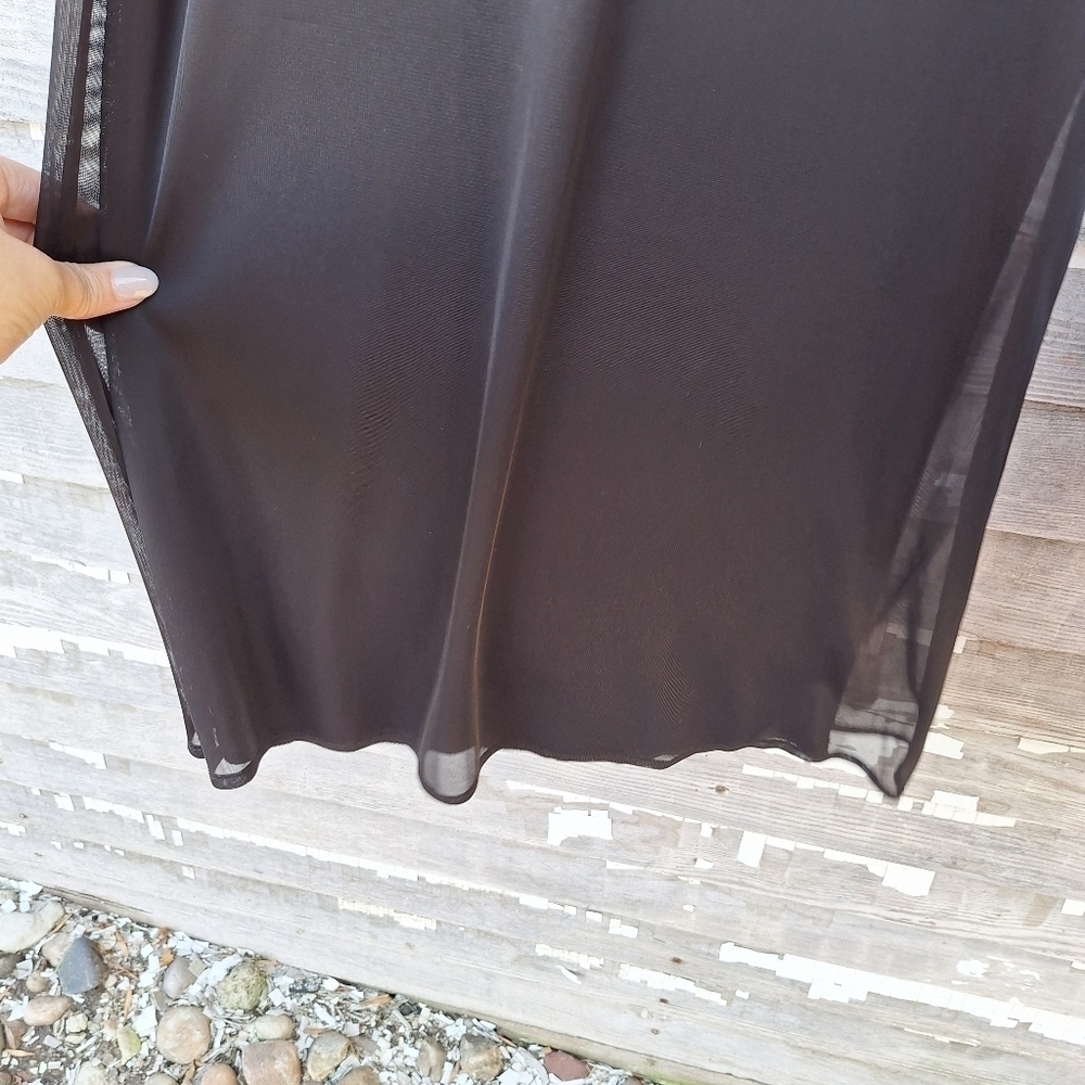 🌟 Haute wide leg pants with sheer overlay size petite XL NWT - Picture 2 of 4